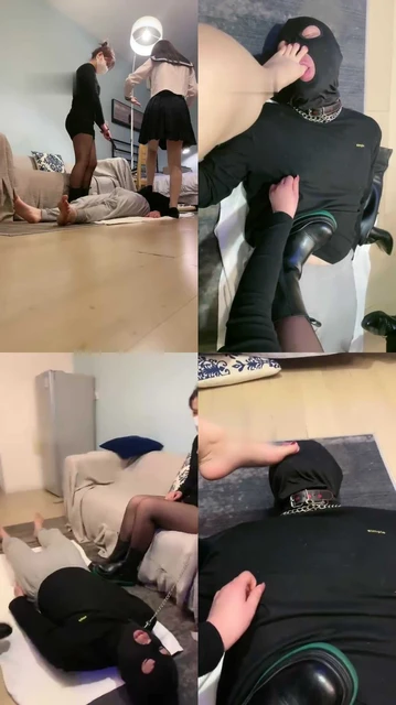 【梦露】深度开发-圣水踩踏耳光脚深喉【双视角版】