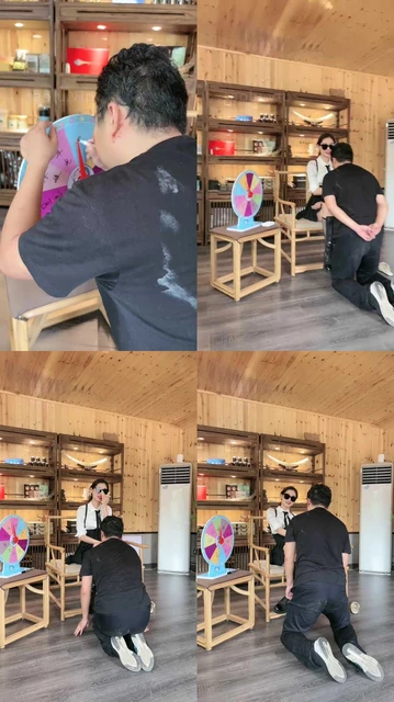 【沅芷】转盘游戏:鞋底耳光