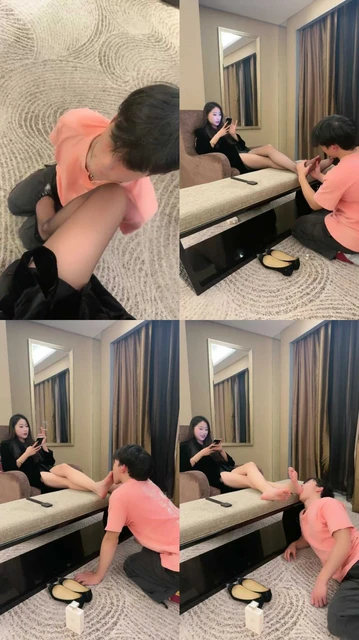 【沅芷】车模S-奶狗跪舔黑丝jio