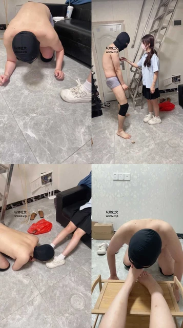 【香芋朱朱】小白鞋白袜踩虐/舔圣水/套头窒息