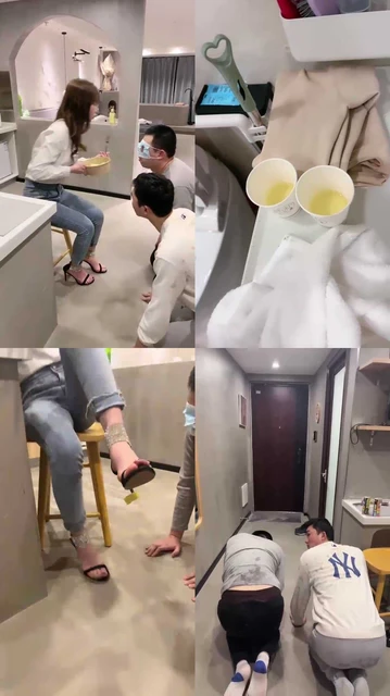 【领主老大】御姐口水喂食/全体重踩踏/虐打【双视角版】