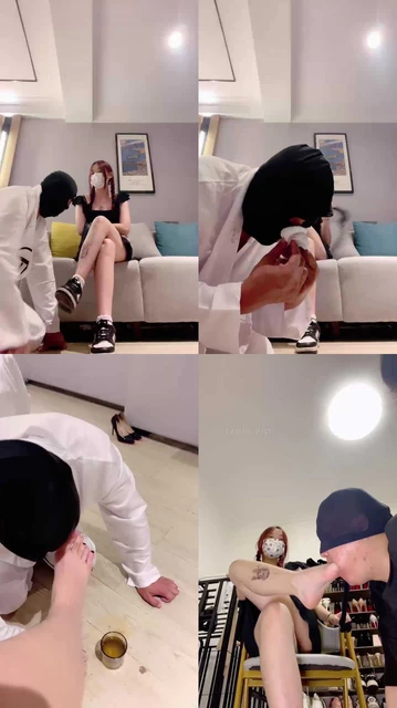 【雯雯】虐囚犯-强制闻鞋袜/舔圣水/脚插嘴/【完整版】