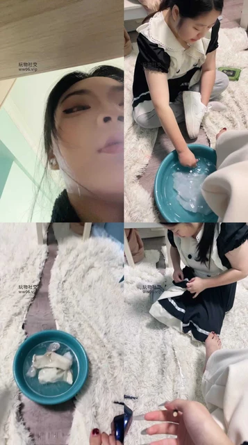 【沐沐大大】藤条抽强迫母畜喝刷鞋洗袜水