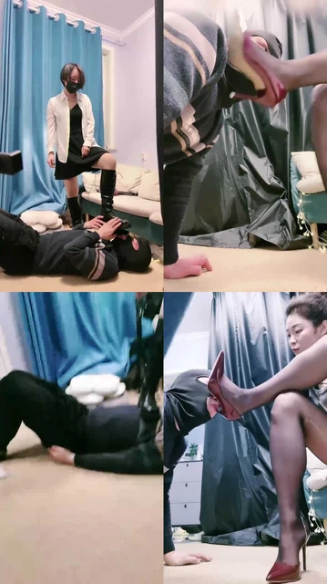 【路遥】双S交替混合虐/滴蜡/踩踏/胶带套头窒息 【双视角版】