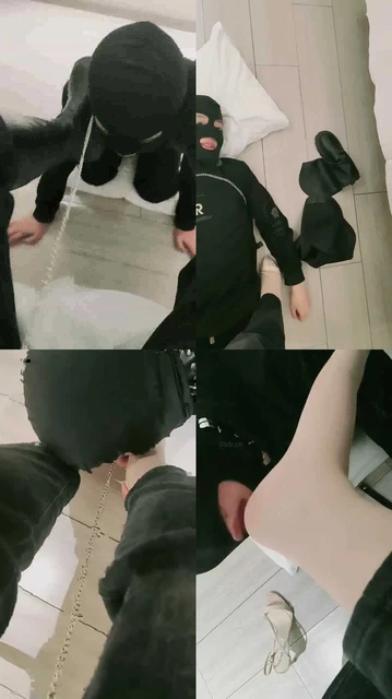 【樊樊】长靴全体重踩踏/闻舔肉丝脚