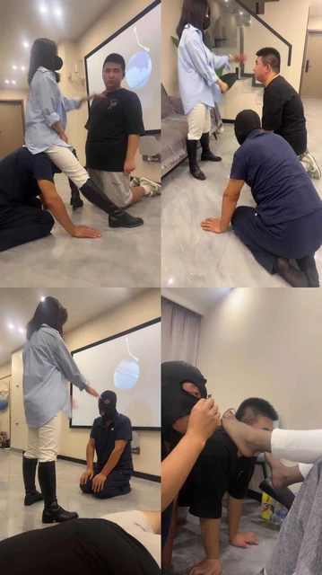 【辣姐】双奴-马奴-重度抽耳光-全体重踩踏