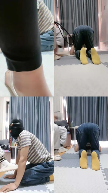 【曦晨】双S-学生主裸足+棉袜羞辱师兄【双视角版】