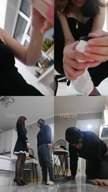 【奶御】黑丝高跟白袜辱圈养狗+第一视角辱【双部视频】