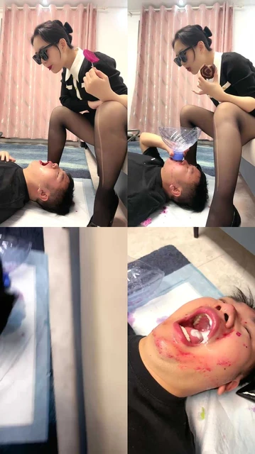 【婉婷殿下】喂贱狗冰菓吃