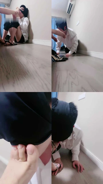 【长沙雪王】耳光/近距离闻舔高跟裸足【完整版】