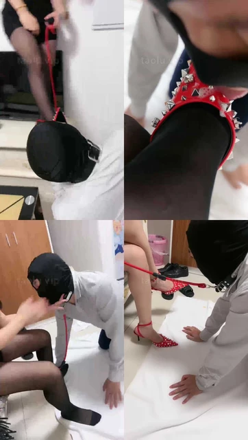 【木子大大】高跟黑丝恋足调/踩踏