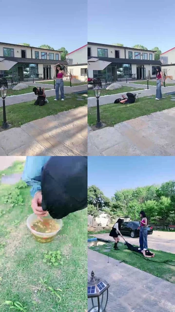 【沅芷】户外双S-喂食圣水/捆绑重度鞭刑/踩踏【双视角版】