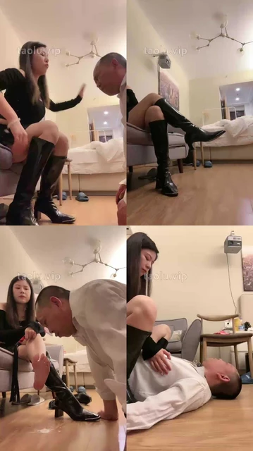 【猫咪大大s】重度耳光抽废60岁老狗/喝圣水