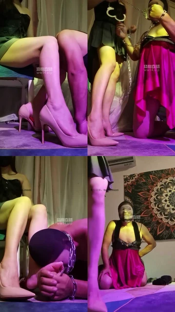 【美柠s】沙雕cd高跟玩弄