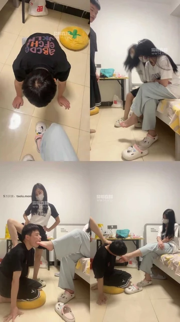 【小宇狗狗】偷闻学姐袜子被发现开发成