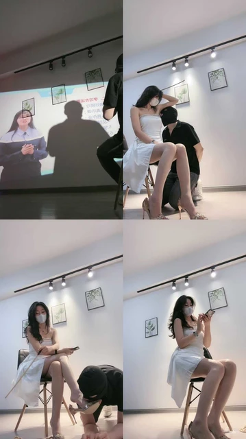 【禾未】严厉数学老师体罚-藤条抽/闻腋下/捆绑内裤套头