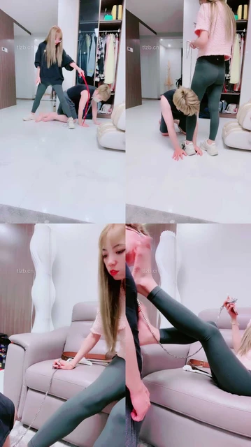 【梦涵】转胯爬行/重度鞭打/掐乳/闻白袜