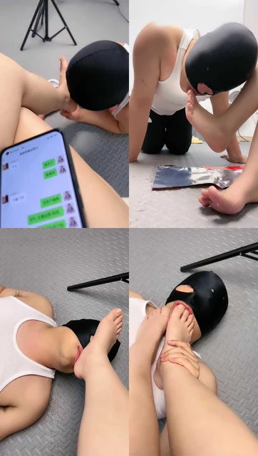 【奶萍】白丝-黑丝-口水清理高跟脏鞋底