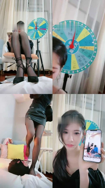 【芷晴】幸运大转盘续集-黑丝高跟踩【完整版】