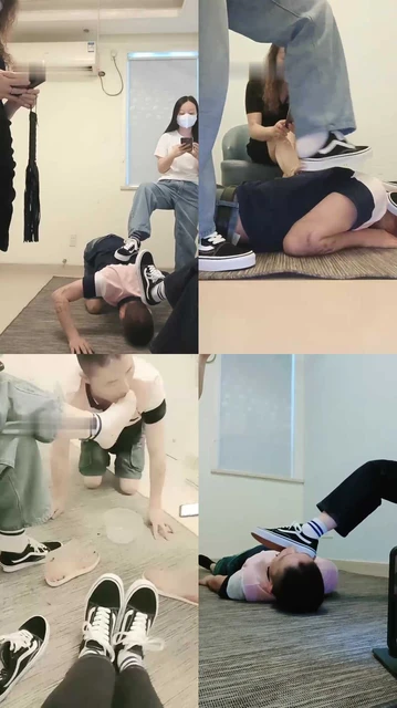 【陌初】亲母女S圈养调-踢踹踩/鞭打耳光/棉袜脚插嘴/【三视角完整版】