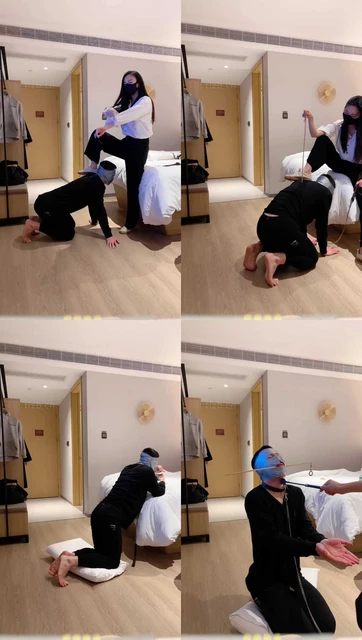 【阿珂大人】藤条重度鞭打/小白鞋踩虐/胯下辱/掐乳打手心