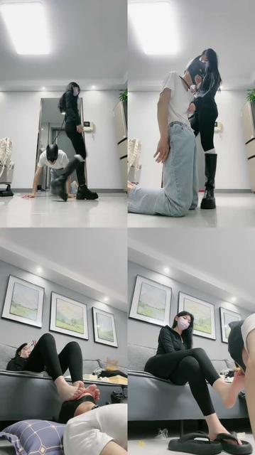 【樱子大人】长靴S-骑马转胯/碾压狗头/提档耳光虐乳