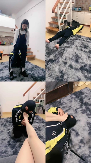 【兔兔大人】运动鞋白袜虐/骑马骑脖转胯/提档/闻臭袜/踩踏