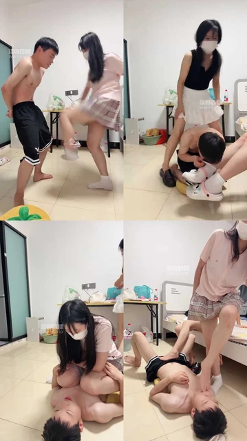 【彩虹大人s】小野大人S，彩虹大人s，暴力踢裆100下反差女大爆