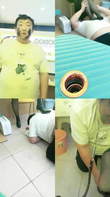 【乐爷】老板娘戏耍乞丐狗