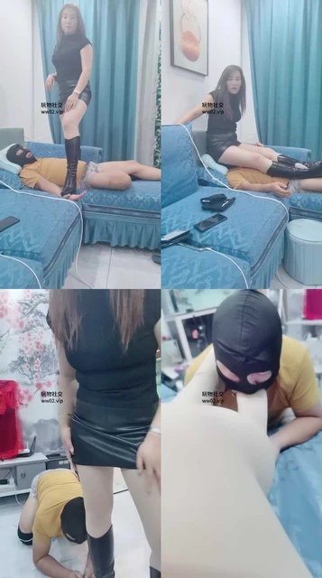 【李老师】长靴肉丝全体重踩踏/骑马