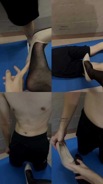 【奇了怪了】高跟黑丝连环踢裆