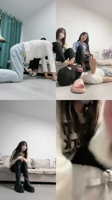 【心动茜茜】双S-高跟-长靴虐-踢踹胯下辱/臭脚捂脸【双视角版】