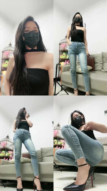 【变态苏老师】高跟鞋牛仔裤的神踢