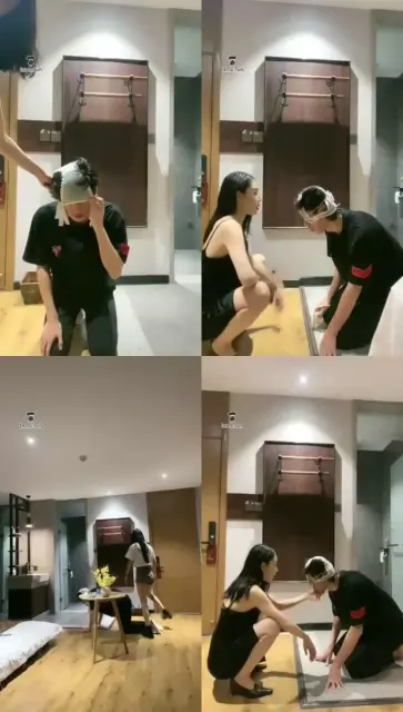 【伊茜】和闺蜜试试耳光双S耳光羞辱全家