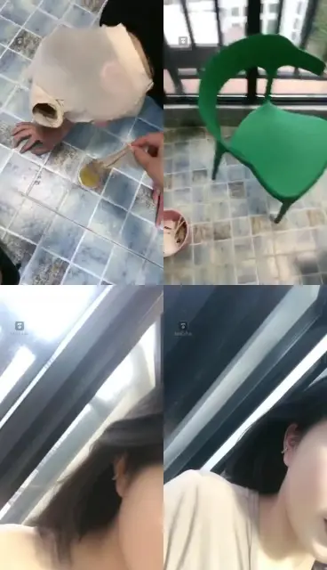 【御灵学姐】门口玩弄海南学生狗 