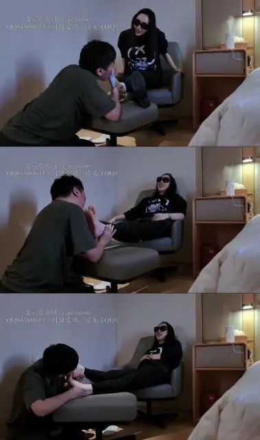 【羽神】人体垃圾桶系列长靴臭棉袜虐奴喂食脚趾甲脚皮