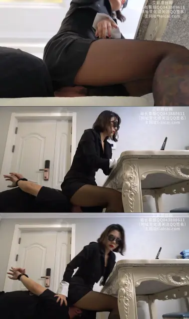 【初见】黑丝YSL高跟坐脸物化人形坐垫颜面骑乘