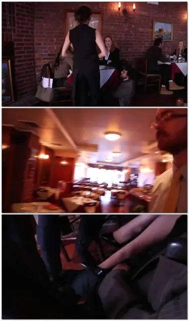 【外国女主】M男跟女王们的生活化调教4在餐馆公开调教