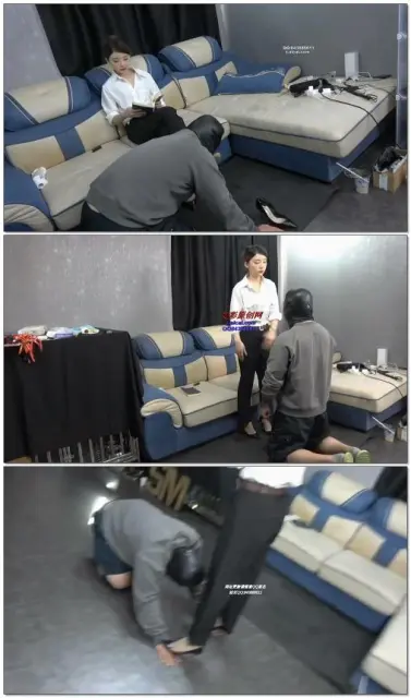 【领主老大】榨干同事工资同事沦为脚下奴