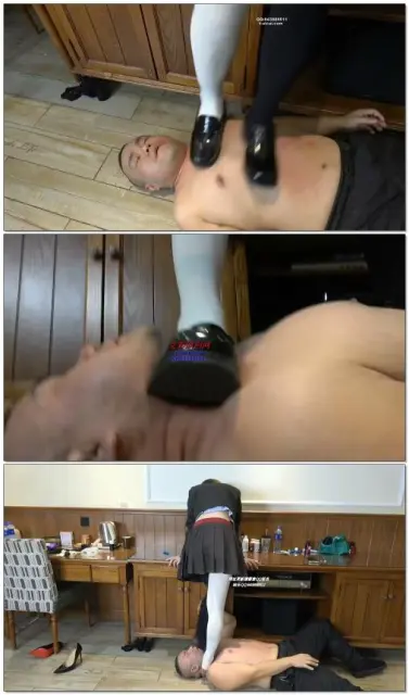 【领主老大】皮鞋鞋跟暴踩全体重踩脖窒息
