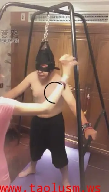 【蜜桃儿S】秋千踢狗爆打提档拳击虐狗