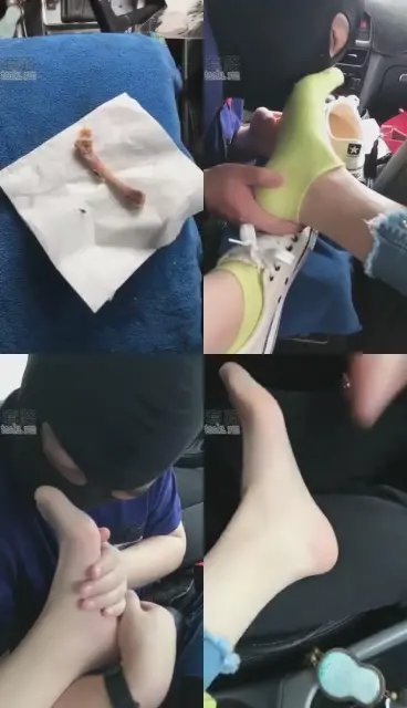 【苏儿】车里舔鞋，舔棉袜脚，喝升水