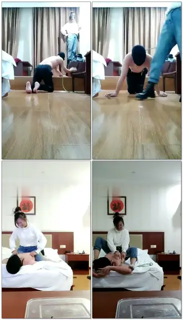 【Yaotiao女王】骑马踩踏钻胯遛狗虐乳