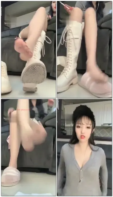 【梦幻Abby】超美女S长靴全程语言羞辱