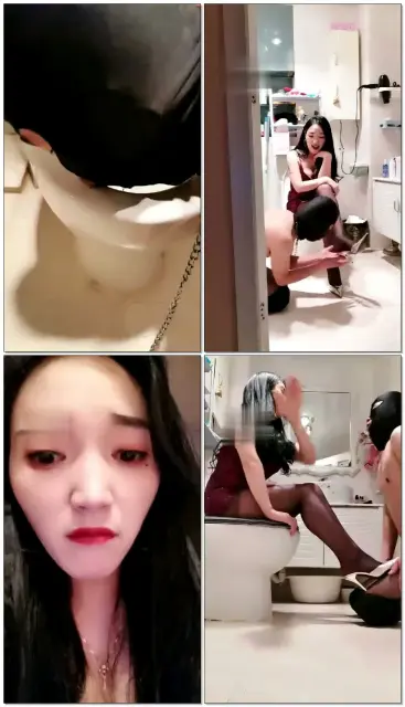 【傲雪女王】厕所羞辱重度耳光圣水淋雨