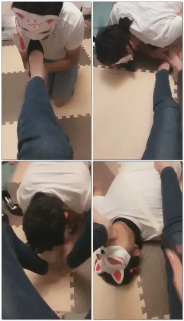 【开发素人】舔学生S的高跟裸足