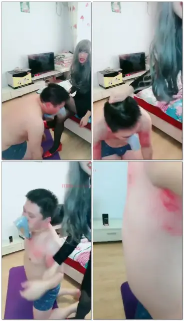 【桃子女王】堵嘴闻鞋拧烂小贱货