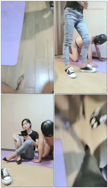 【小小小魔女】帆布鞋踹狗