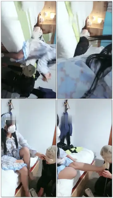 【长沙冰心女王】萝莉学生主首次调教