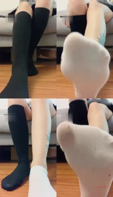 【可可公主】棉袜脚第一视角踩踏